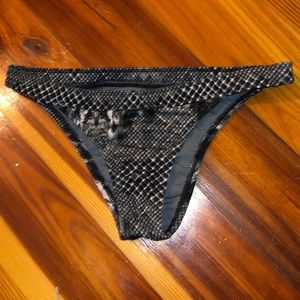 Jolyn snake skin bikini bottoms